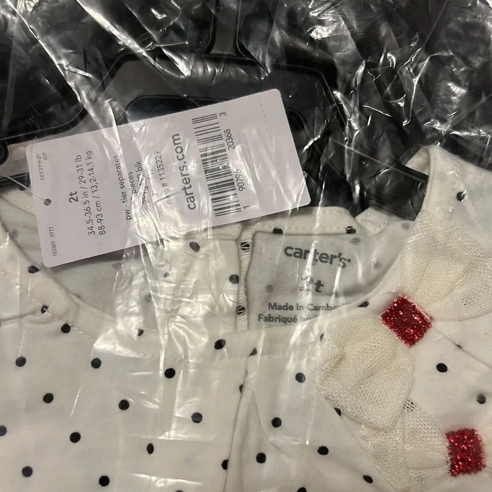✨ Carters Toddler Girls 3-Piece Playwear Outfit Set✨
